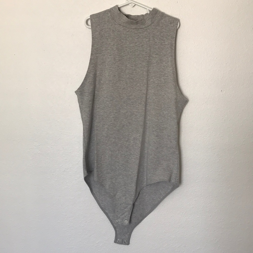 Gray bodysuit